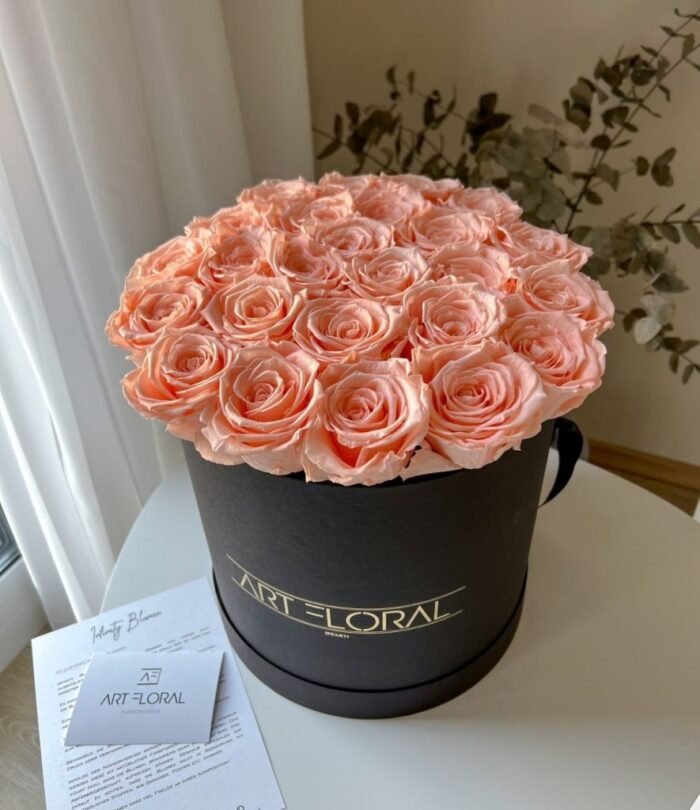 Infinity Rosenbox L_Schwarz_Pfirsich_2