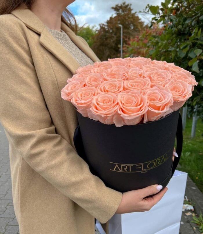 Infinity Rosenbox L_Schwarz_Pfirsich_3