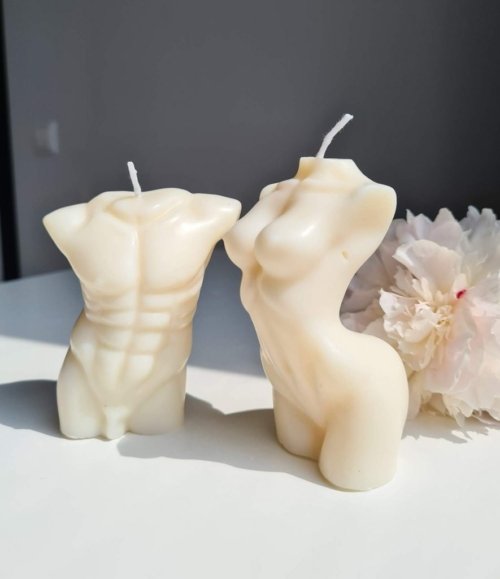 Figurenkerzen Set Frau und Mann