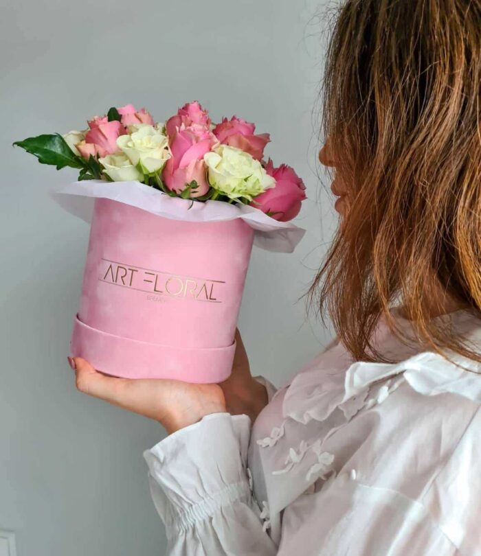 Hellrosa-Rosenmix-S-Box-Rosa