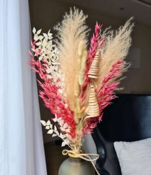 Trockenblumenstrauss_Süsses_Rosa