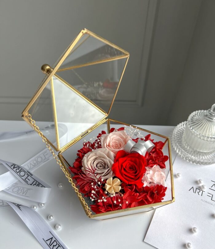 Blumen_Terrarium_Rote_Schatullenblüten_4