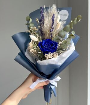 Trockenblumenstrauß_Blau_Mini_1
