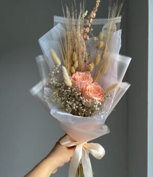 Trockenblumenstrauß_Pfirsich_2.1