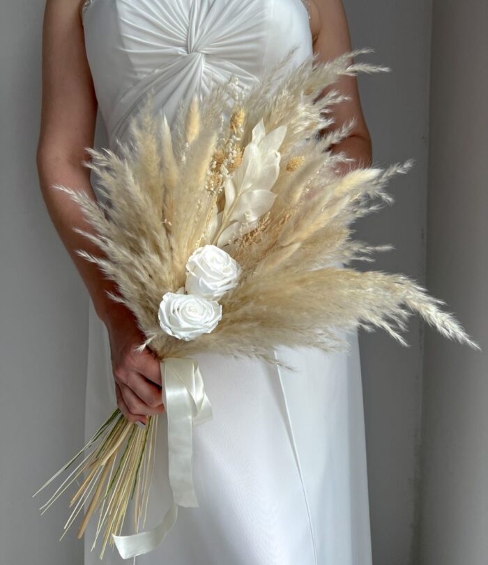 Trockenblumen_Brautstrauss_Vanille_4