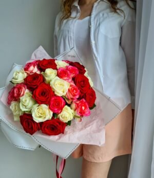 Blumenstrauß_Rosenmix_2