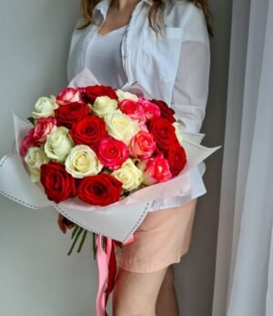 Blumenstrauß_Rosenmix_4