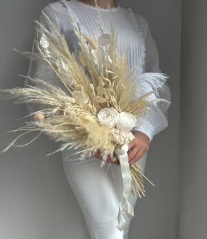 Trockenblumenstrauß_Weißer_Schwan_2