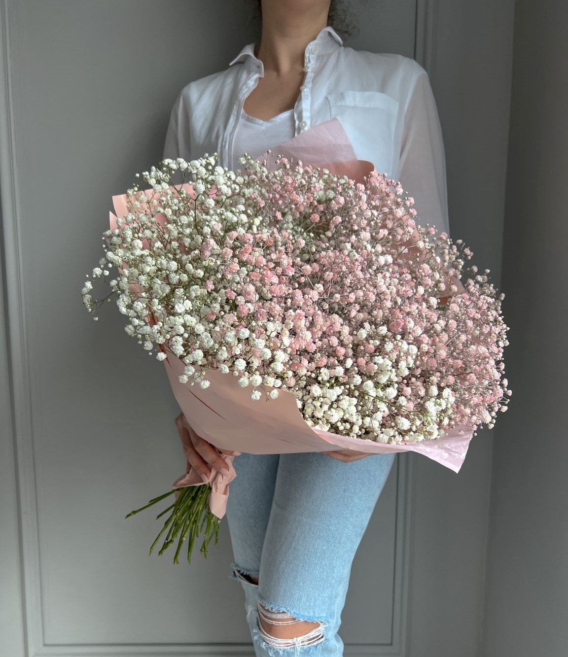 Blumenstrauß_Rosa_Gypsophila_3