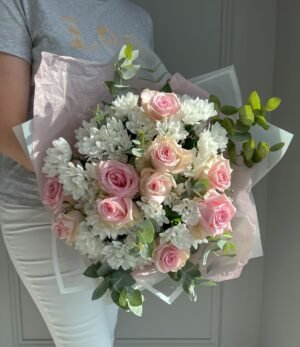 Blumenstrauß_Rosétraum_mit_Eucalyptusduft_1