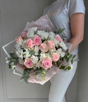 Blumenstrauß_Rosétraum_mit_Eucalyptusduft_4