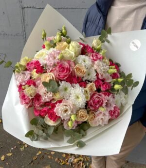 Blumenstrauß_Himbeersoufflé_2