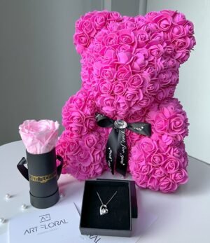Infinity_Rosenbox_Rosenbär_Pink_Set_1