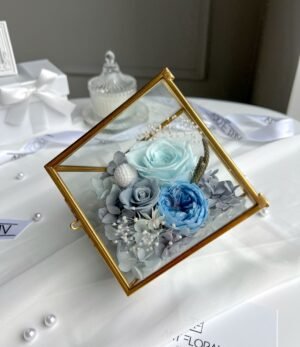 Würfel_Terrarium_blaue_Blumen_1