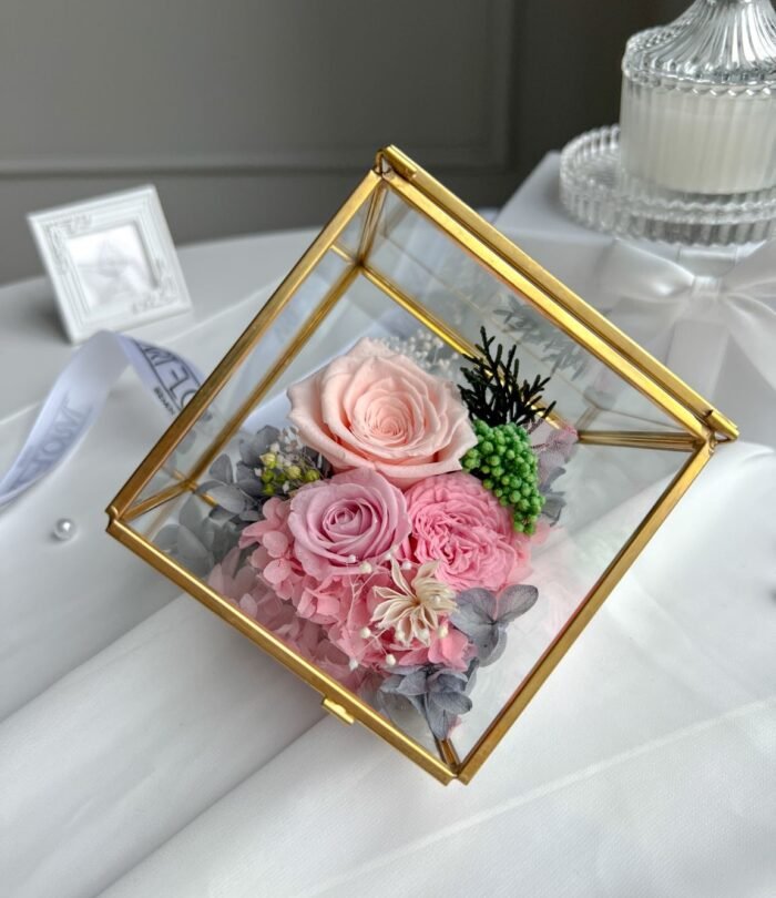 Würfel_Terrarium_rosa_Blumen_1