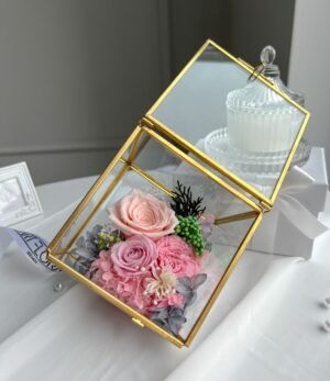 Würfel_Terrarium_rosa_Blumen_2