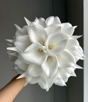 Kunstblumen_Brautstrauß_Weiße_Callas_2