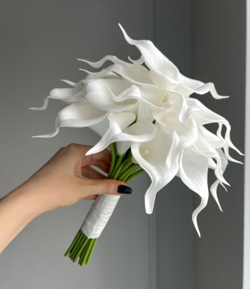 Kunstblumen_Brautstrauß_Weiße_Callas_3