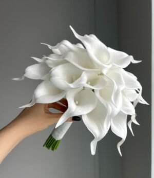 Kunstblumen_Brautstrauß_Weiße_Callas_4