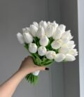 Kunstblumen_Brautstrauß_Weiße_Tulpen_3