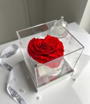 Rote_Infinity_Herz_Rose_im_Acrylwürfel_4