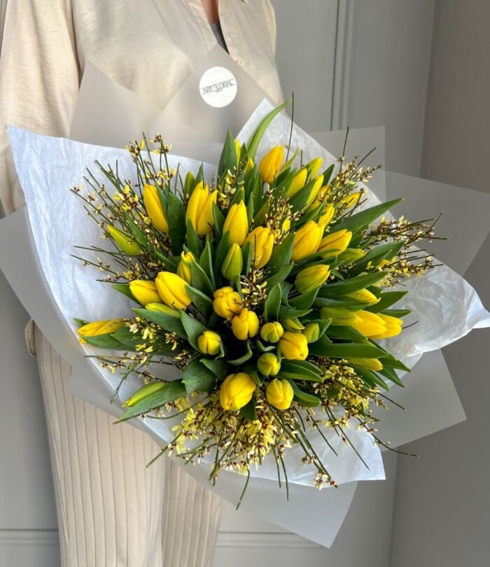 Blumenstrauß_Gelbe_Tulpen_1