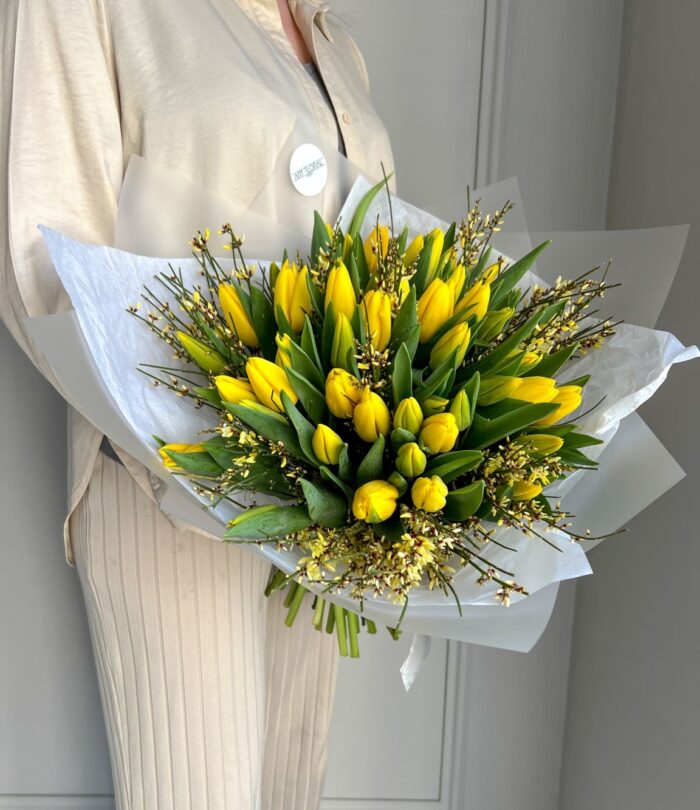 Blumenstrauß_Gelbe_Tulpen_3