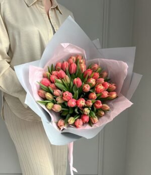 Blumenstrauß_Rosa_Tulpenliebe_3