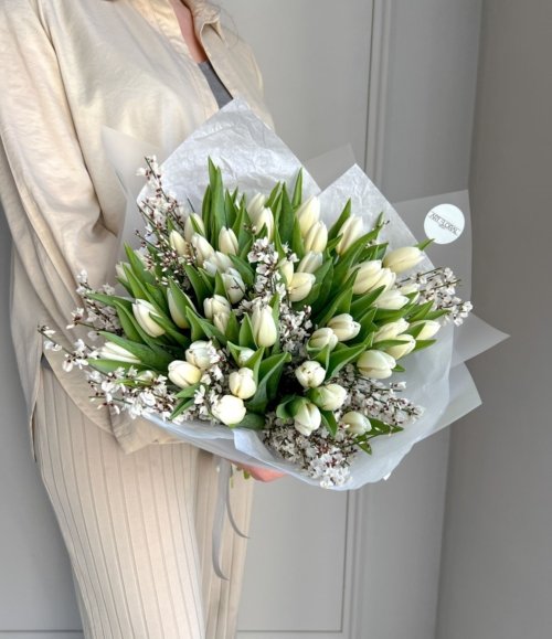 Blumenstrauß_Weiße_Tulpen_4