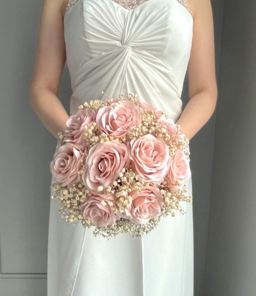 Kunstblumen_Brautstrauß_Nude_Rose_Delight_3