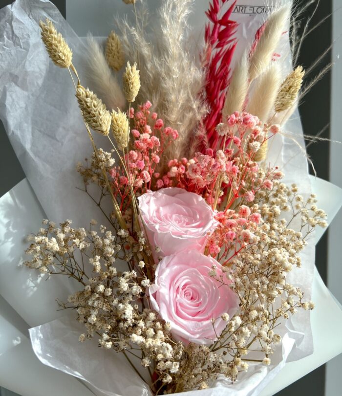 Trockenblumenstrauß_Pink_3