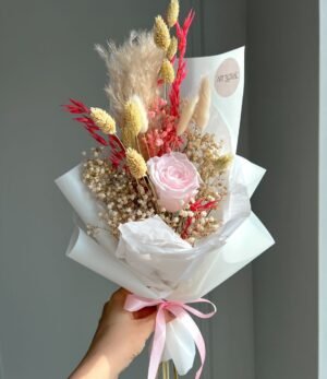 Trockenblumenstrauß_Pink_Mini_1