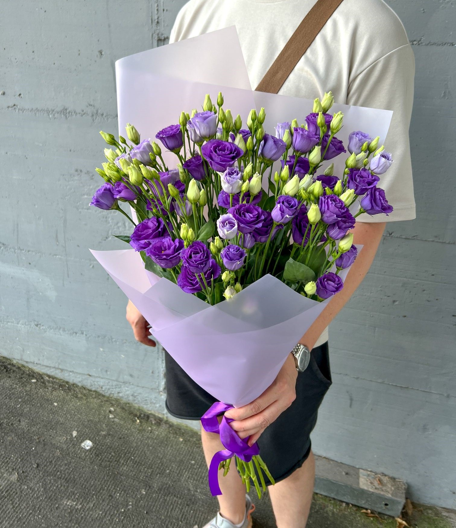 Blumenstrauß “Lila Lisianthus”