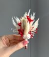 Bräutigam_Boutonniere_Rot_Weiß_2