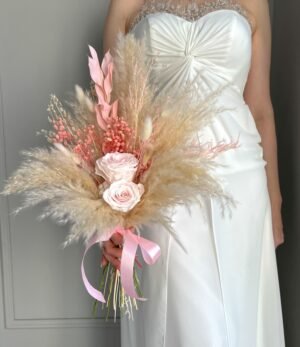 Trockenblumen_Brautstrauß_Blush_Pampas_1