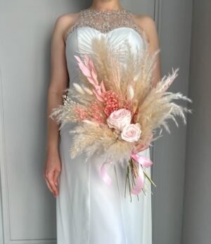 Trockenblumen_Brautstrauß_Blush_Pampas_2