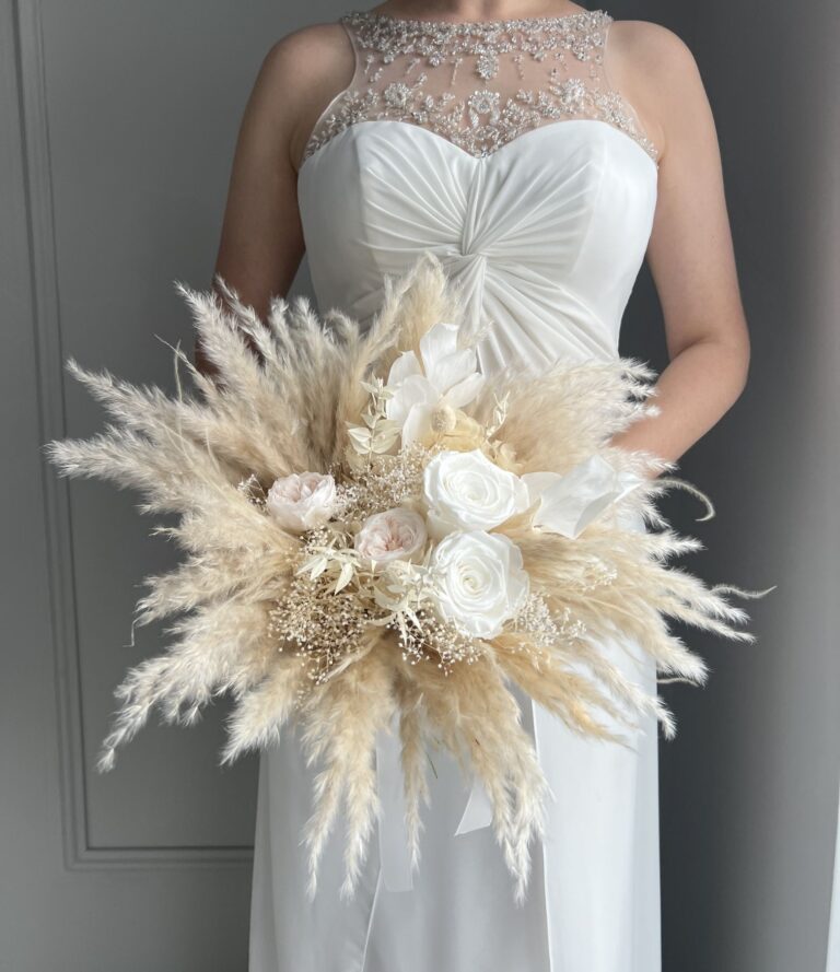 Trockenblumen_Brautstrauß_Schneezauber_10