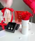 Trockenblumenstrauß_Rot_Mini_Ohrringe_Set_2