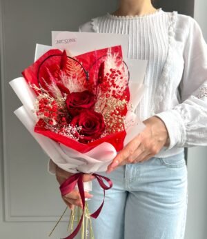 Trockenblumenstrauß_Herzensrot_1