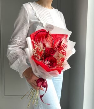 Trockenblumenstrauß_Herzensrot_2