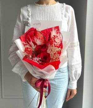 Trockenblumenstrauß_Herzensrot_3