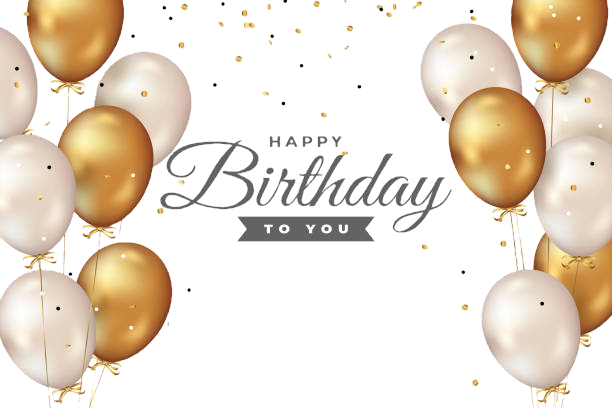 geburtstagsballons vektorhintergrund design alles gute zum geburtstag text mit ballon und cutout