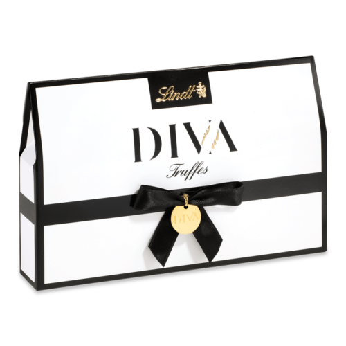 DIVA Pralinés Trüffel Clutch 114 g – edle Trüffelpralinen in Geschenkverpackung