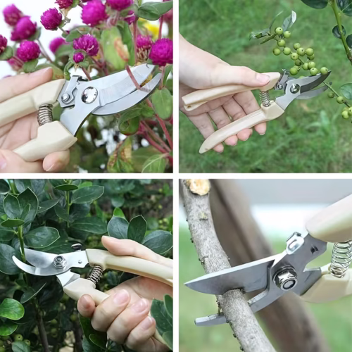 Ergonomische Gartenschere für Blumen und Sträucher