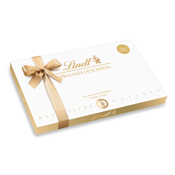 Lindt Pralinés Hochfein 200 g – edle Schokoladenpralinen Geschenkbox