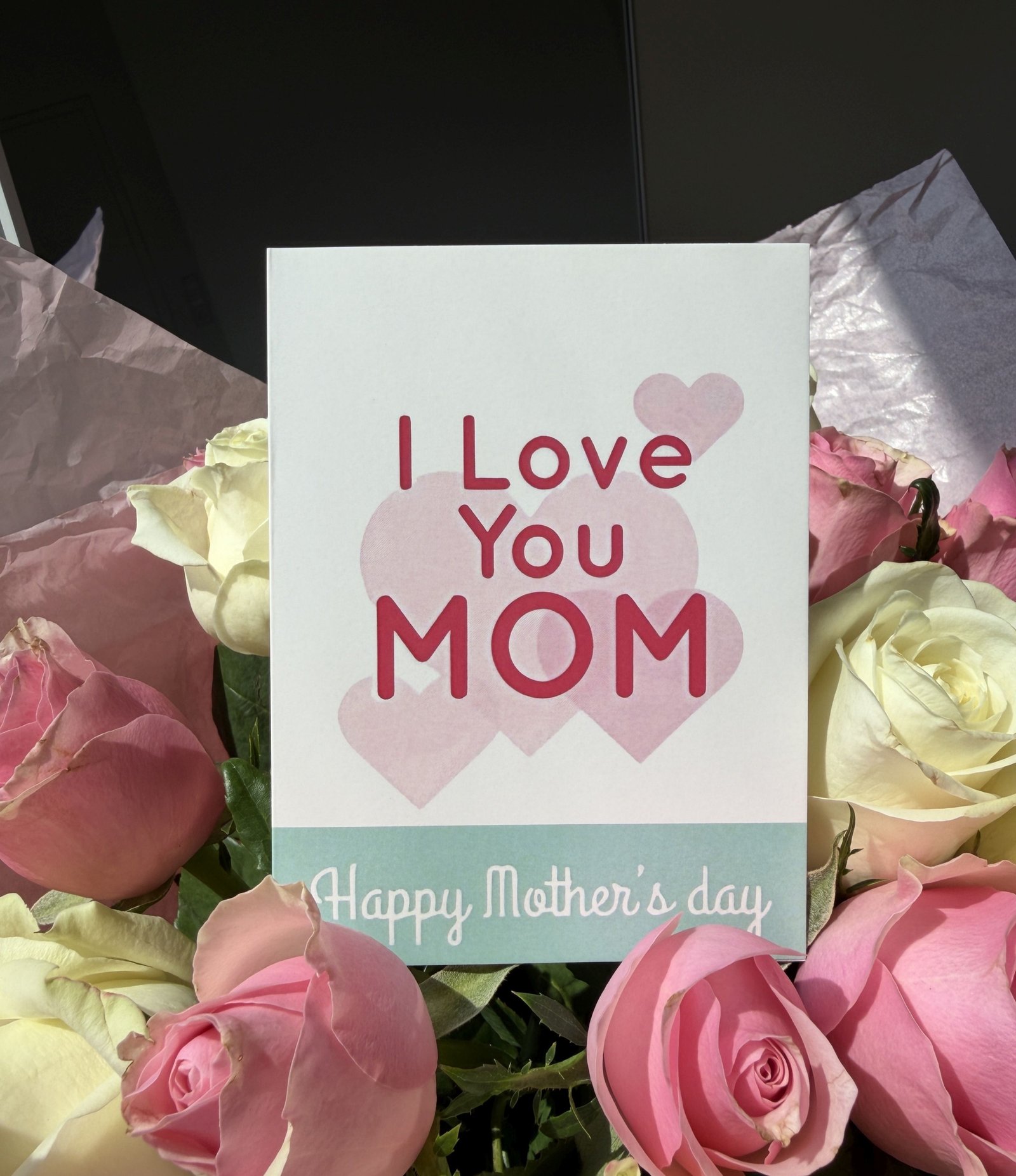 Grußkarte „I love you mom“