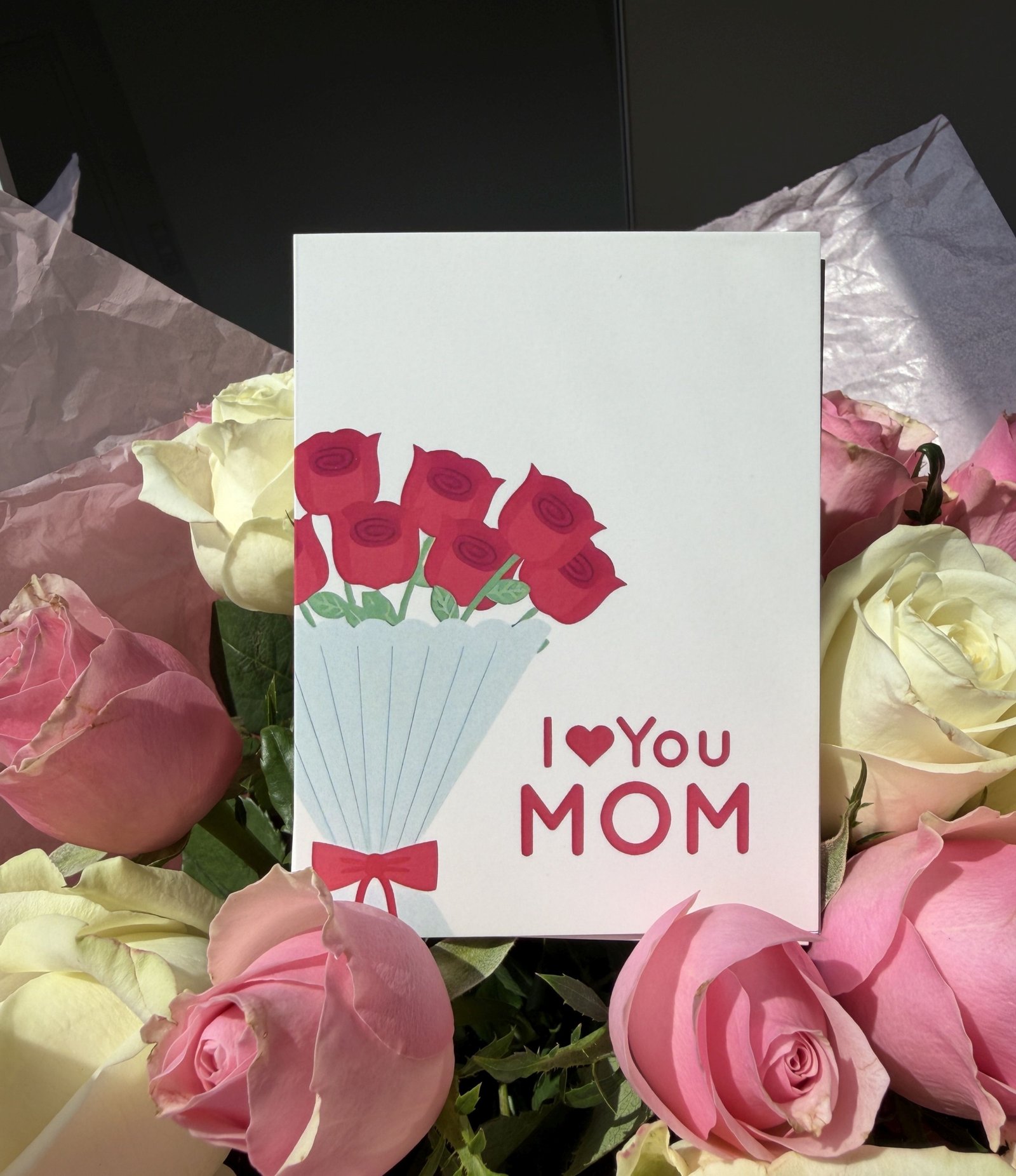 Grußkarte „I love you mom“ 2