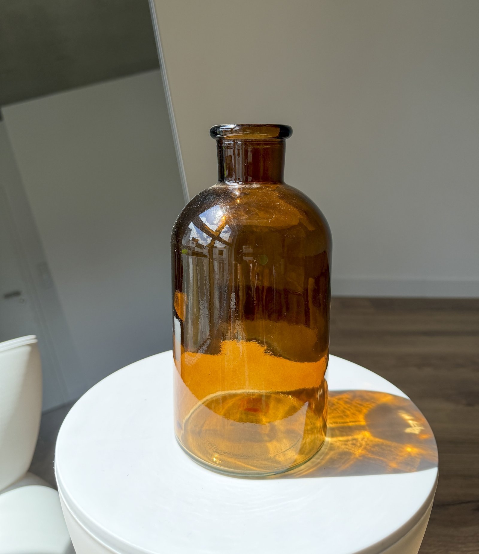 Blumenvase "Dana" Glasvase braun