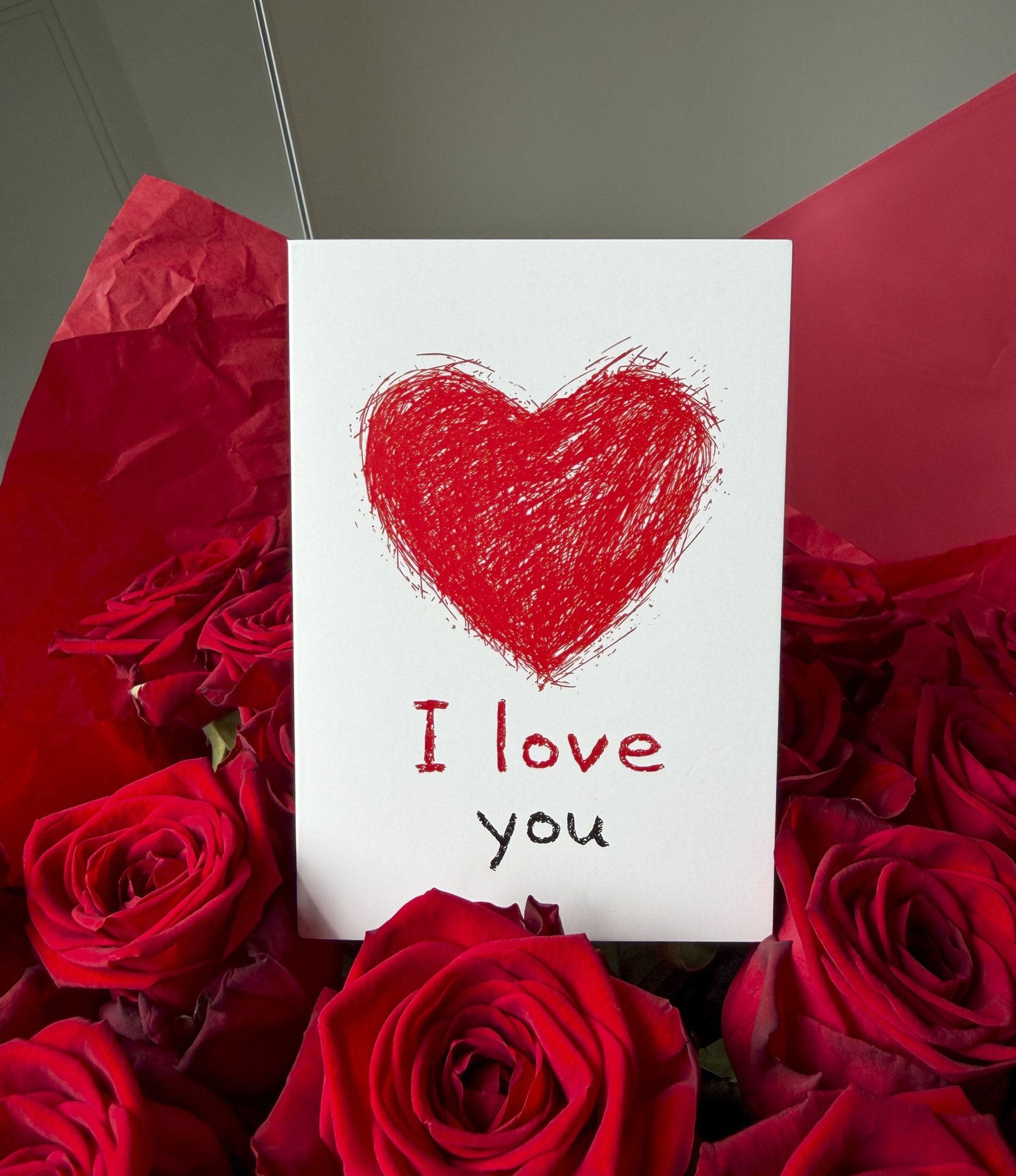 Grußkarte "I love you"