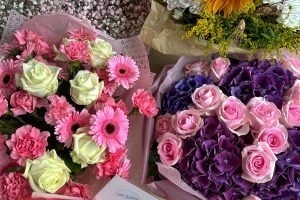 Frische blumensträuße